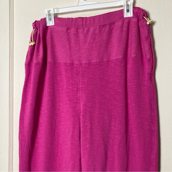 Free people movement pink surfside jogger sweatpants womens L - Picture 11 of 11